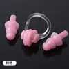 Set de Pinza Nasal y Tapones para los Oídos de Buceo para Adultos y Niños, Pinza Nasal Antiahogamiento de Silicona para Natación y Tapones para los Oídos, Impermeable, Venta al por Mayor del Fabricante