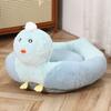 Nueva Casa para Perro de Dibujos Animados Pato con Forro Polar y Gruesa Invierno Cálida Casa para Mascota Suave, Cómoda y Resistente a las Manchas Suministros para Mascotas