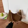 Bolso de moda único tipo empanada, bolso de hombro versátil para el día a día, bolso simple casual para el antebrazo de gran capacidad