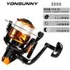 Carrete de pesca con cabeza electrochapada LineNF gratis, fabricante de carretes de pesca giratorios para señuelos, venta al por mayor de micro-carretes de pesca