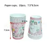 Hellokitty Hello Kitty Festa de Aniversário Infantil Conjunto Pronto Rosa Gato Kt Prato de Papel Copo de Papel Toalha Decoração