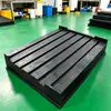 Placa de borracha de amortecimento para trilhos ferroviários, almofada de nylon absorvente de choque e antivibração para trilhos ferroviários, junta de borracha composta para trilhos de aço