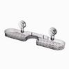 Estante de Almacenamiento con Ventosa para Grifo Lavabo Espejo del Baño Baño Agujero Libre Drenaje Montado en Pared Estante de Almacenamiento