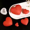 Molde para Velas con Forma de Corazón para el Día de San Valentín Adorno de Yeso 3D con Forma de Corazón Vela con Forma de Corazón Molde de Silicona para Fondant y Horneado