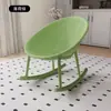 Sillón Mecedor de Plástico Nórdico Balcón Ocio Hogar Reclinable Sala de Estar Adulto Silla Simple para Dormir Celebridad de Internet