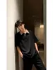 Fabricante Original Cleanfit Gola Xadrez Pepita Masculina Verão Estilo Americano Resistente Camiseta Manga Curta Meia-Manga