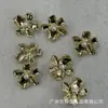 Botones Metálicos para Traje con Pedrería Estilo Pequeño Chanel Botones de Lana para Abrigo Decorativos Versátiles Simples Botones Cosidos a Mano