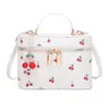 Bolsa feminina casual estampada estilo coreano, nova coleção outono 2026, apresentando um design fresco e artístico, uma bolsa de ombro moderna e simples, e uma bolsa transversal ou de ombro estilosa
