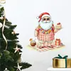 Pegatina de Pared Xinuo PH-QTB917 Cuadros Navideños Picnic Papá Noel para Habitación Infantil Dormitorio Decoración de Pared
