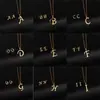 Brincos de Alfabeto Minimalistas e Elegantes Estilo Coreano, Colar Exportação Simples Europeu e Americano de Luxo Leve de Nicho