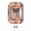 Al por mayor En stock Fondo Puntiagudo Rectangular Octagonal Pedrería Cristal de Vidrio Mahjong Accesorios para Joyería DIY Funda de Teléfono Pedrería