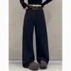 Jeans de Mujer de Color Claro 2025 Primavera/Verano Nuevos Pantalones Rectos de Pierna Ancha Casual Adelgazantes de Largo Completo Jeans Negro Otros Colores