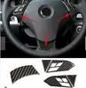 Adequado para BMW Série 5 antiga e60 modificação especial do interior 520 525li volante de fibra de carbono moldura da chave decoração