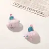 Dopamina Ins Style Colorido Peluche Pequeño Borla Juguete Accesorios Pulsera DIY Pulsera Llavero Joyería Mayoreo