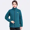 Chaqueta Gruesa con Forro de Polar para Mujer para Otoño e Invierno, Cárdigan Cálido de Polar con Cuello Alto, Sudadera para Deportes y Ocio