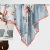 Pañuelo de seda de 90 cm para mujer, versátil y elegante, pañuelo pequeño rosa para el cuello, accesorio estiloso para combinar con camisas, chales y pañuelos para la cabeza