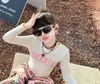 Conjunto de Primavera y Otoño para Niñas 2026 Nuevo Estilo Coreano Moda Top Estampado y Pantalones Cargo Conjunto de Dos Piezas