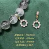 Acessórios DIY de Cristal Alta Retenção de Cor Banhado a Prata Estilo Corte Pingente de Zircônia Anel Pendente Estrela Lua Acessórios para Pulseira