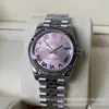 Assista ao Modelo 2236 da Fábrica Gs Transfronteiriço Original Relógio Feminino com Mostrador Verde Bicolor Relógio Mecânico de Movimento Perpétuo Exclusivo para Sites Independentes