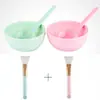 Set de Tazón y Cuchara de Belleza para Mascarilla de Spa, Tazón para Mascarilla de Barro Limpiadora de Maquillaje y Herramientas de Pincel