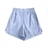 Shorts Lulu Bling Modelo de Contagem Feminino Corte Solto Cintura Alta Secagem Rápida Respirável Casual Esportivo Yoga para Verão