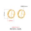 Aretes de plata esterlina 925 soporte vacío aretes retro dorados para mujer aretes diy cera de abeja aretes de turquesa soporte vacío accesorios