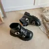 Botas Martin de Peluche para Niños 2026 Nuevo Estilo Botines Cortos para Niñas Botas Negras Cálidas Moda Zapatos de Invierno para Niños