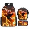 Mochila escolar periférica de Spider-Man para niños y estudiantes de entrega rápida transfronteriza, mochila de hombro, juego de tres piezas