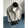 Chaqueta de vuelo deconstruida estilo americano para hombre, marca de tendencia 26 verano-otoño, chaqueta de béisbol corta elegante y holgada