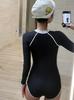 Traje de Baño Entero Triángulo Nuevo 2025 para Mujer Cubre Vientre Adelgazante Resort de Playa Aguas Termales Traje de Baño para Mujer [Dropshipping]