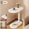 Carrito de almacenamiento, estante rodante para sala de estar, mesita de noche de pie, mesa auxiliar móvil para sofá con ruedas, mesa de centro pequeña