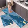 Tapete de cocina fresco de estilo americano, manta de noche, alfombra larga, tapete para puerta de entrada, tapete de corte completo, exportación transfronteriza