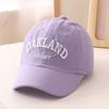 Gorra de béisbol súper versátil sombrero con letra bordada para hombre y mujer gorra con visera para primavera y otoño gorro infantil nuevo simple casual
