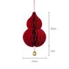 Adornos de Calabaza Nuevos, Colgantes de Bola de Panal de Año Nuevo, Decoraciones para Habitación de Boda, Decoraciones Festivas, Decoraciones Tridimensionales de Origami para Año Nuevo