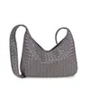Bolso Retro de Axila, Bolso Nuevo Tejido a Mano, Bolso Cruzado de Gran Capacidad, Bolso de Mujer de Cuero Genuino de Alta Gama, Bolso de Hombro de Moda