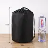 Bolsa de Nylon a Cuadros con Cordón Bolsa Cilíndrica con Cordón Bolsa de Almacenamiento para Chaqueta de Plumas Bolsa con Cordón Bolsa Organizadora de Viaje Bolsa de Empaque