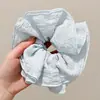 Elástico para el Cabello Satinado Elegante de Lunares Estilo Coreano Versátil Scrunchie Retro Accesorio Duradero para el Cabello Tocado