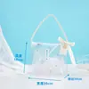 Bolsa de Dulces de Boda para Acompañantes de Novia, Dama de Honor, Cadena de Perlas Transparente de Celebridad de Internet, Bolsa de Regalo de PVC para Cumpleaños de Niñas