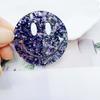 Lentejuelas de acrílico con forma de cebolla en polvo, colgante de cara sonriente, llavero para funda de teléfono móvil, accesorios para joyería DIY al por mayor