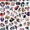 50 peças de adesivos de grafite de animação de desenho animado Ghost Blade, mala, notebook, geladeira, carro, adesivos à prova d'água, atacado