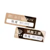 Placas de Nombre Personalizadas de Acero Inoxidable, Insignias Metálicas Magnéticas Tipo Pin Hechas a Medida, Placas de Trabajo, Identificaciones de Empleado