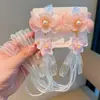 Accesorios para el Cabello Hanfu Estilo Antiguo Pasador de Borla Pasador de Borla Estilo Chino Accesorios Pasador para el Cabello Infantil Cinta de Flor