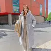 2026 Zhongxi Pinghu Abrigo Largo de Plumas para Mujer, Estilo Coreano por Encima de la Rodilla, Nuevo Engrosado 90% Plumón de Pato Blanco, Ropa para Mujer Estudiante Tallas Grandes