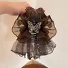 Presilha de rabo de cavalo suave e elegante com laço e fita, presilha de cabelo de alta qualidade para mulheres, presilha tipo tubarão estilo coreano