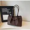 Bolsa Grande Capacidade Transfronteiriça para Mulheres 2026 Nova Moda de Inverno Versátil Bolsa de Ombro Roupas Casuais de Trabalho Bolsa Tote Simples