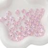 Cuentas de flores pequeñas de vidrio de 10 mm de colores, hechas a mano, para collares y pulseras, accesorios de decoración con cuentas de cristal.