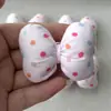 Lindos Accesorios de Moño de Algodón de Lunares de Colores, Bolsas para Calcetines, Accesorios para Ropa, Materiales para Decoración de Muñecas de Mascotas DIY, Zapatos