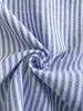 Camisa Nova de Verão de Manga Curta Camisa de Menino Listrada com Costura Manga Curta Blusa de Menina Resistente a Rugas Bonita Combina com Tudo Confortável