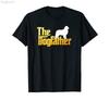 Camiseta Retro Vintage Divertida de Algodón para Dueño de Perro Terranova Newfie