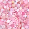 Cuentas de Vidrio de 3-12 mm, Cuentas Pequeñas (Seed Beads), Cuentas Redondas, Estilos Mixtos Aleatorios, Cuentas Sueltas, Kit de Materiales para Manualidades DIY Hecho a Mano, Accesorios, Cuentas por Libra